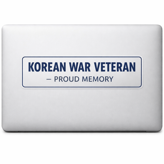 Korean War Veteran Sticker Decal Vinyl Laptop Car Window Bumper AUTO Water Bottle Helmets Waterproof USA