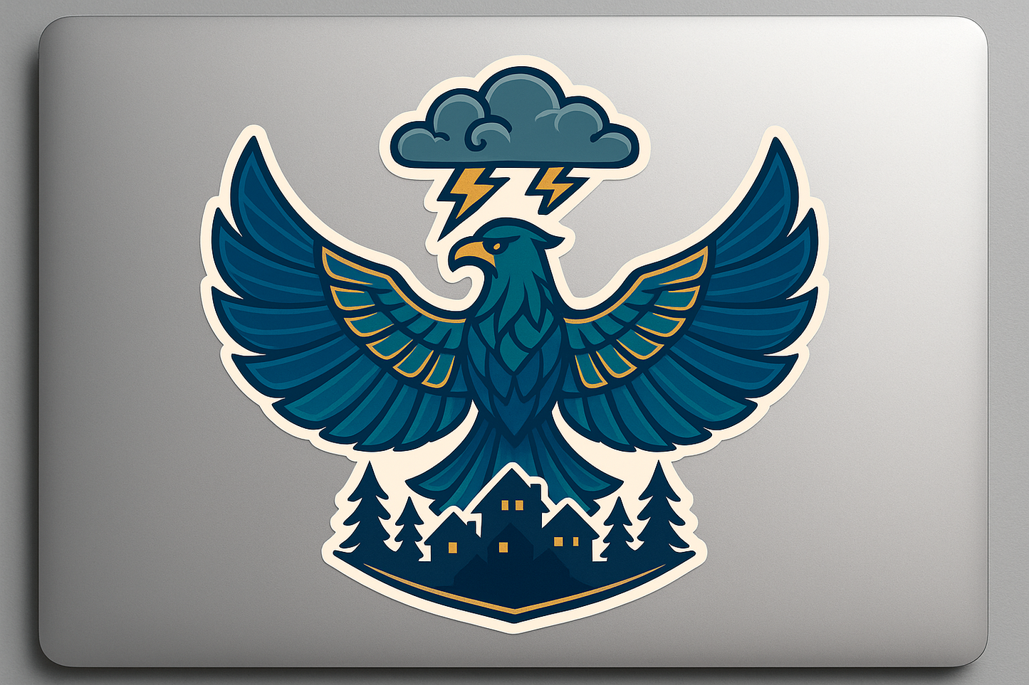 Thunderbird Protector Sticker Decal Vinyl Laptop Car Window Bumper AUTO Water Bottle Helmets Waterproof Village