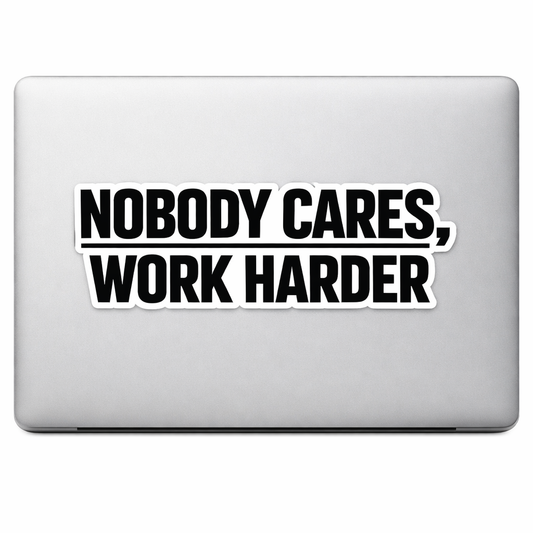 Motivational Sticker Decal Vinyl Laptop Car Window Bumper AUTO Water Bottle Helmets Waterproof Inspirational Typography