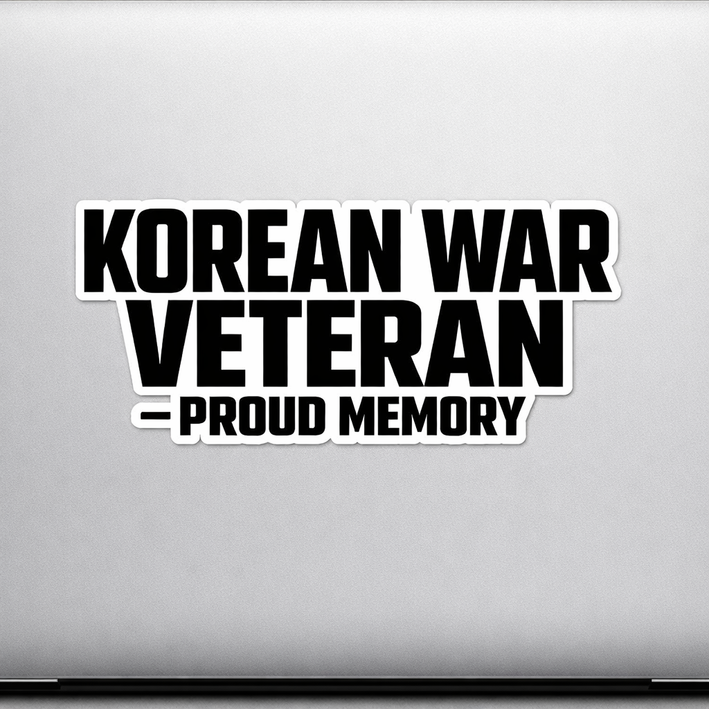 KOREA Korean War Veteran Sticker Decal Vinyl Laptop Car Window Bumper AUTO Water Bottle Helmets Waterproof