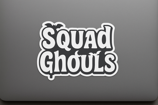 "Squad Ghouls" Sticker Decal Vinyl Laptop Car Window Bumper AUTO Water Bottle Helmets Waterproof Halloween