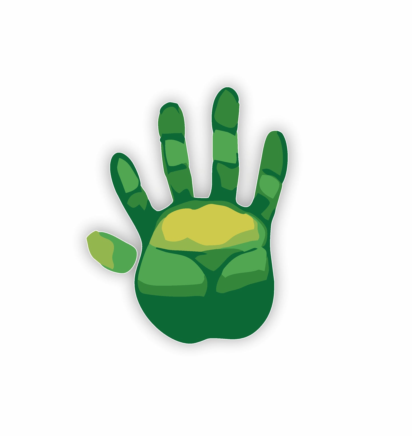 Children's Handprints Multicolored - Colorful Children's Handprints Unity Decal